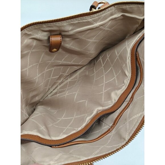 MICHAEL KORS Sullivan leather side pockets large tote bag - Brown/Luggage - Picture 12 of 15